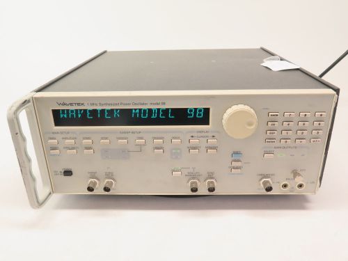 Wavetek Model 98 1MHz Synthesized Power Oscillator