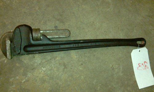 24&#034; ridgid pipe wrench for sale