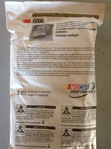 3m 6006 multi gas vapor cartridge for 6000 7000series lot of 10 expiry2018-2019 for sale