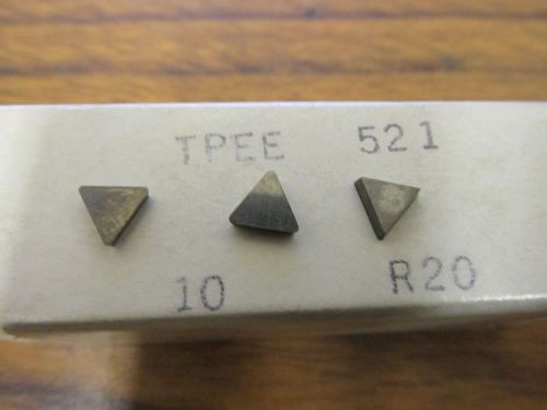 (3) SPI Carbide Inserts TPEE 521