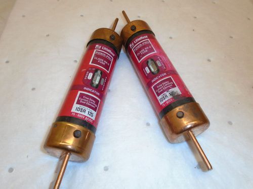 (set of 3) idsr-125 littlefuse fuse, 125a, 600vac/dc, rk5, time delay for sale