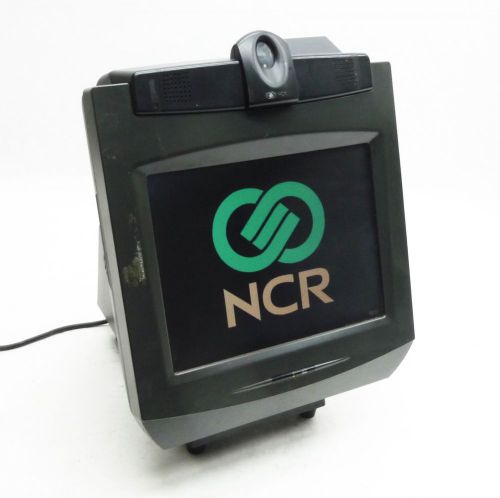 NCR 7402-1011 POS System Touchscreen 15&#034; 7402 Bio-metric USB VGA Ethernet DVI