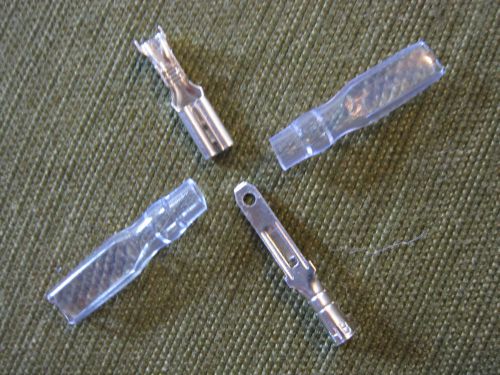 U.S. Seller - 40pcs 2.8mm Crimp Terminal Female+Male Connector Spade+Case