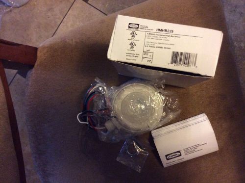 HUBBELL WIRING DEVICE-KELLEMS HMHB229 Occupancy Sensor, (2)Relay, 120 to 347VAC