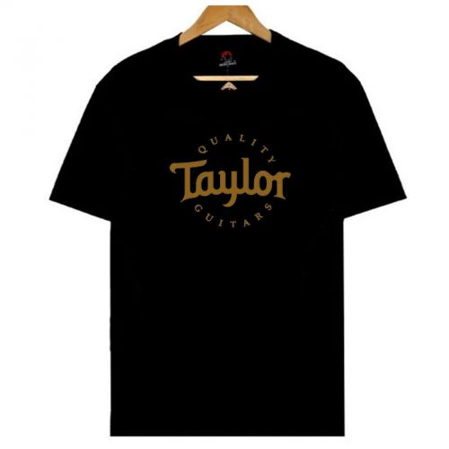 Taylor Guitars Logo Mens Black T-Shirt Size S, M, L, XL - 3XL