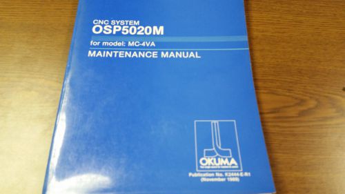 Okuma OSP5020M MC-4VA Maintenance Manual