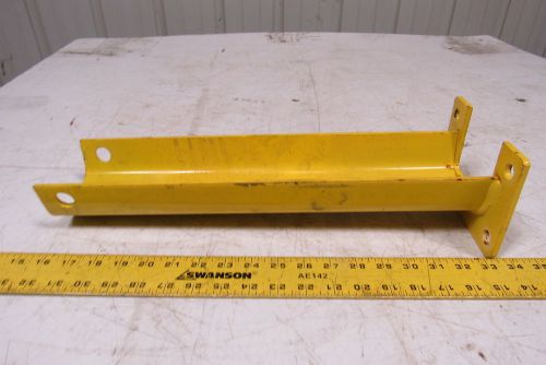 17-3/4&#034; tall x 3-1/4&#034; wide 4 bolt pallet rack frame protector yellow teardrop for sale