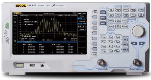 New Rigol DSA815-TG Tracking Generator Spectrum Analyzer US Authorized Dealer