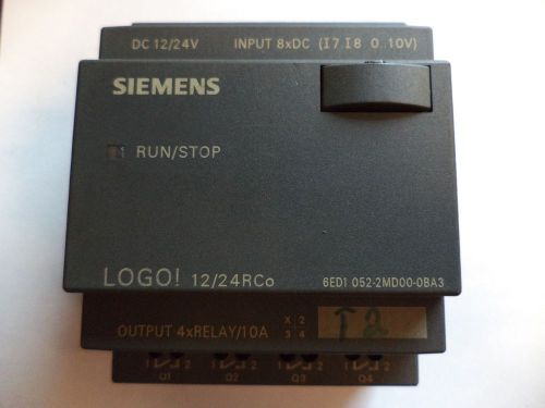 Siemens LOGO! PLC 12/24RCo 6ED1 052-2MD00-0BA3