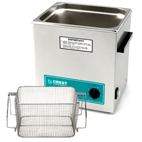 Crest CP1100T Ultrasonic Cleaner with Mesh Basket-Analog Timer