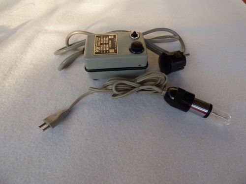 Carl Zeiss Jena Transformer / Power Supply and Microscope Lamp