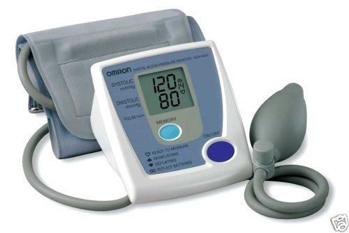 Omron Blood Pressure Monitor  HEM-432C Manual+battery operated arm pump (H3)