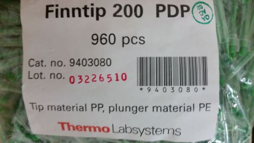Thermo Scientific Disposable Finntip 200 PDP Tip/Plunger 9403080 Qty 960 * NEW *