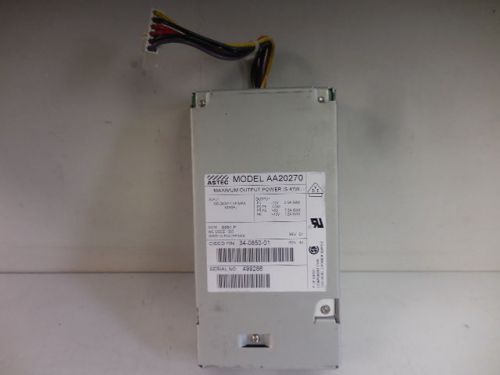 1 PC ASTEC AA20270 USED, AS IS. CISCO P/N 34-0850-01 POWER SUPPLIES AC