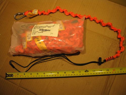 Lot Of 10 Python Safety Hook2Loop Lanyard Bungee Tether 15 LBS EXT-H2LBUNGEE USA