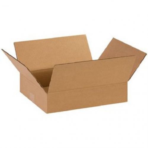 Corrugated Cardboard Flat Shipping Storage Boxes 14&#034; x 11&#034; x 3&#034; (Bundle of 25)