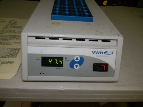 Vwr digital heatblock 13259-054 w 3 130a (12621-130) 19mm vial blocks for sale