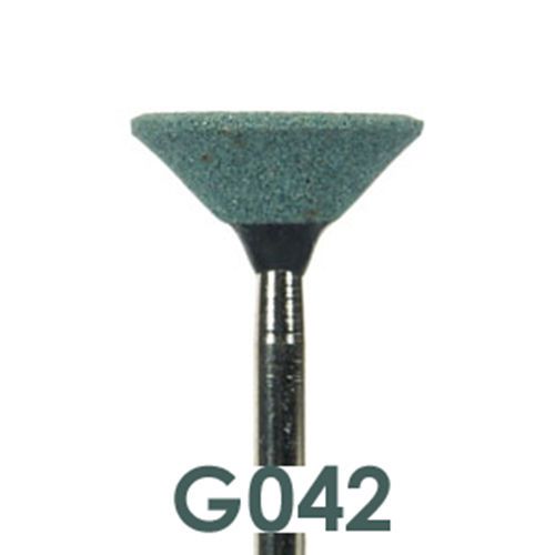 100 small inverted cone green mounted stones for dental lab porcelain for sale