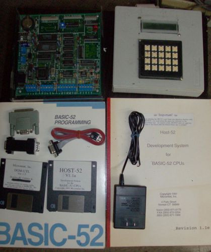 Basic-52 microcontroller learning system assumed wrking but had to put for parts for sale