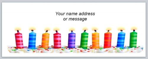 30 personalized return address labels birthday buy 3 get 1 free (bo881) for sale