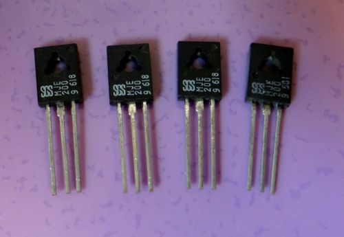 MJE200 NPN Power Transistor Low power and voltage, High Gain Audio TO-126, QTY 4