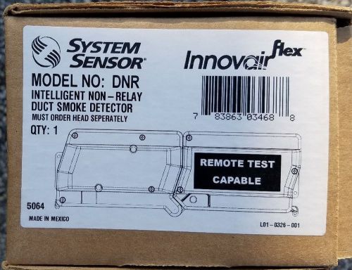New System Sensor DNR Intelligent Non-Relay Duct Smoke Detector