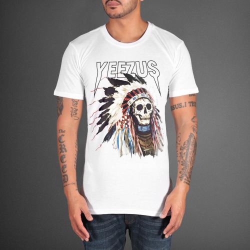 Yeezus Kanye West Tour T-shirt Yeezus Tour Merchandise Unisex Clothing White