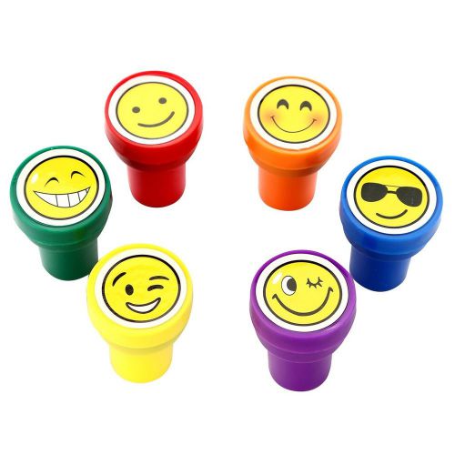 Stamps for Kids LUCKYBIRDS0315 Best Sell Self Inking Plastic Goofy Smile Sill...