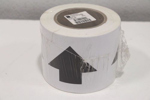 New Brady Arrow White/Black Tape 91409 Pipe Markers 4&#034; + Free Priority Shipping!