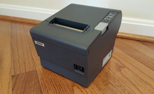 Epson tm-t88iv dark gray thermal receipt printer parallel interface m129h + pwr for sale