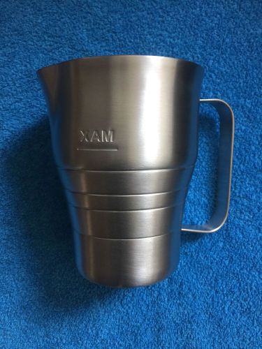 STARBUCKS Heavy Stainless Steel Milk Steaming Frothing Pitcher Used In Stores
