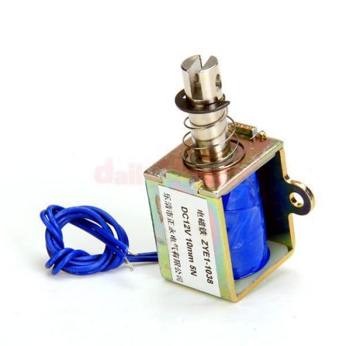 Dc 12v pull type open frame solenoid electromagnet (zye1-1038) for sale