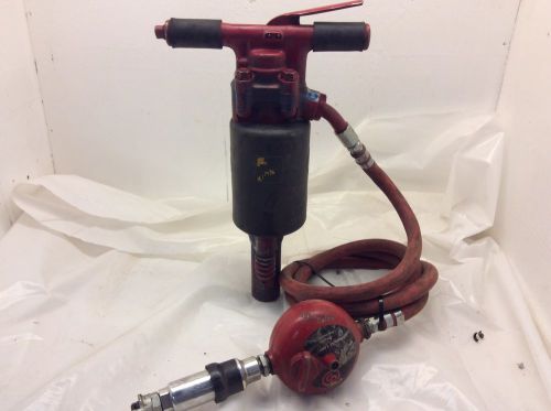 (1) chicago pneumatic cp1230 60 lb. breaker/ spike driver with lubricator #74563 for sale