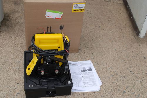 Enerpac puj-1401e hydraulic pump 4 way valve  new 230 volt for sale