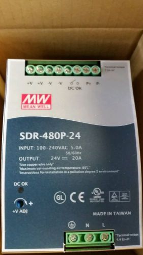 Mean well power supply SDR -480P-24