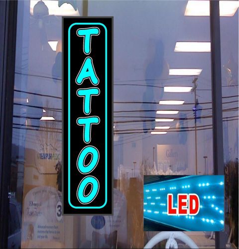 LED Light Box Sign -TATTOO - Neon/Banner Altern. - Light Up Sign Tattoo shop