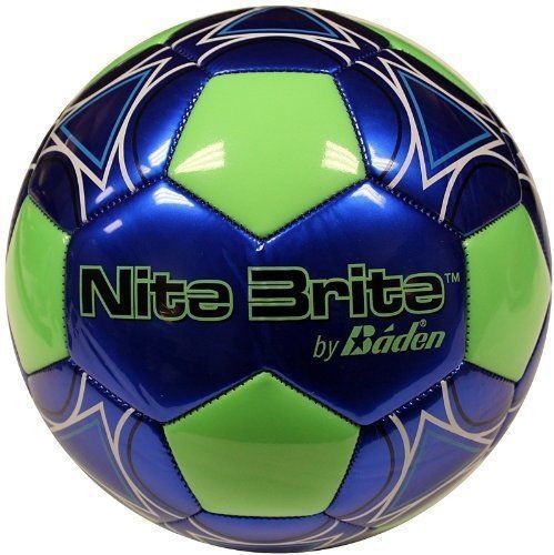 Baden Nite Brite Glow In The Dark Soccer Ball Play Sport New Fast Shipping