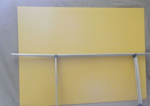 Yellow Coroplast Corrugated Sheets 18&#034; X 24&#034; 4mm 10 pieces