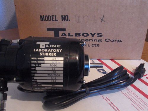 Talboys 104x overhead mixer, 5x4.4x8 in, 1/18 hp for sale