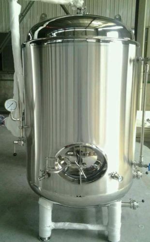 8 barrel jacketed brite / bright beer tank new stainless never used for sale