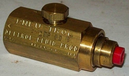 Deltrol pneutrol 1/8&#034; brass 2000 psi check valve ctb10b for sale