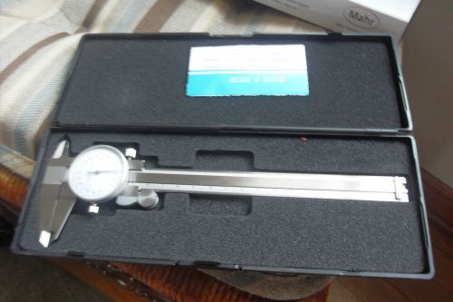 Shars 6&#034;&gt; 11&lt; 2.02 mm govt. roller type dial caliper/hard padded case # 239 for sale