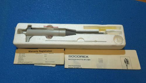 VWR SCIENTIFIC 53517  Micropipette, SOCOREX SWISS 821  50-200 uL