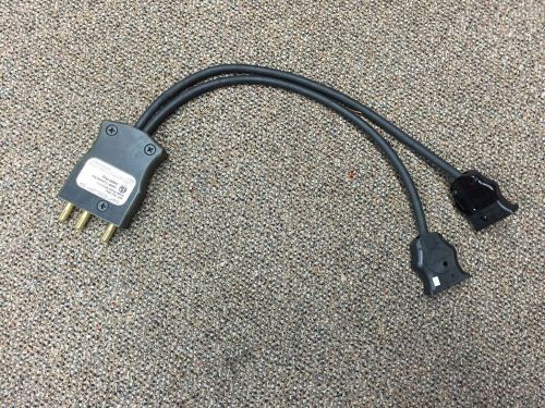 60 amp stage pin to 20 amp splitter two-fer (marinco group 5) for sale