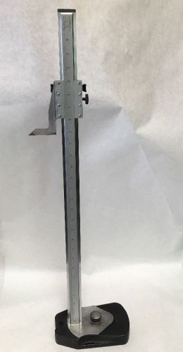 L.S. STARRET No. 254 HEIGHT GAUGE 26&#034; - 1/1000 INCH SCALE 4-1/2-&#034; x 7-1/2&#034; BASE