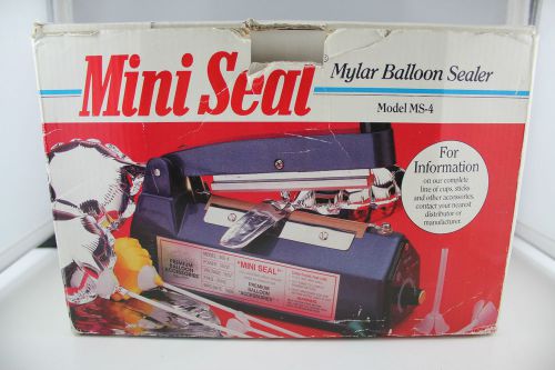Mini seal mylar balloon sealer model# ms-4 for sale