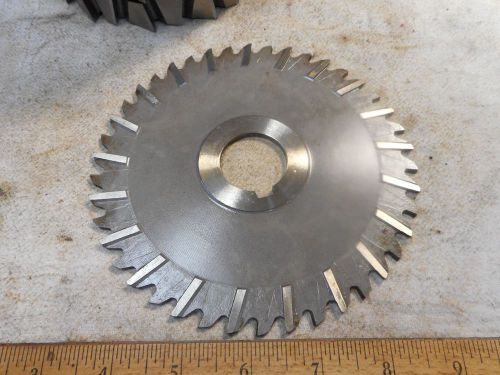 STANARD TOOL  6&#034; x 5/32&#034; x 1 1/4&#034; STAGGERED TOOTH Side Milling Cutter  EX CON