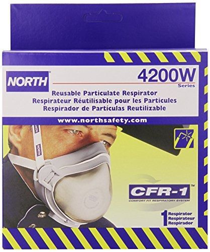 North respirator assembly cfr-1 half mask for welding complete with one n95 for sale