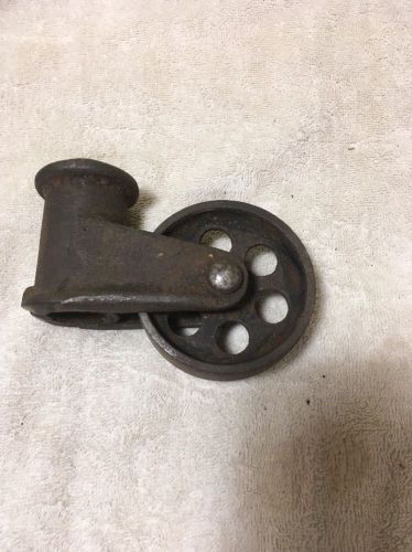Vintage Cast Iron Antique Wheel for Industrial Cart Steampunk