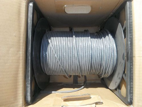 Partial reel approximately 435+ feet of data • telephone cat-6 • 4-pair utp grey for sale